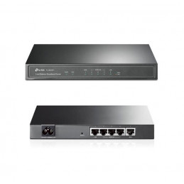 Router Ethernet TP-Link TL-R470T+, 1 WAN, 1 LAN, 3 WAN/LAN, 10/100 Mbps.