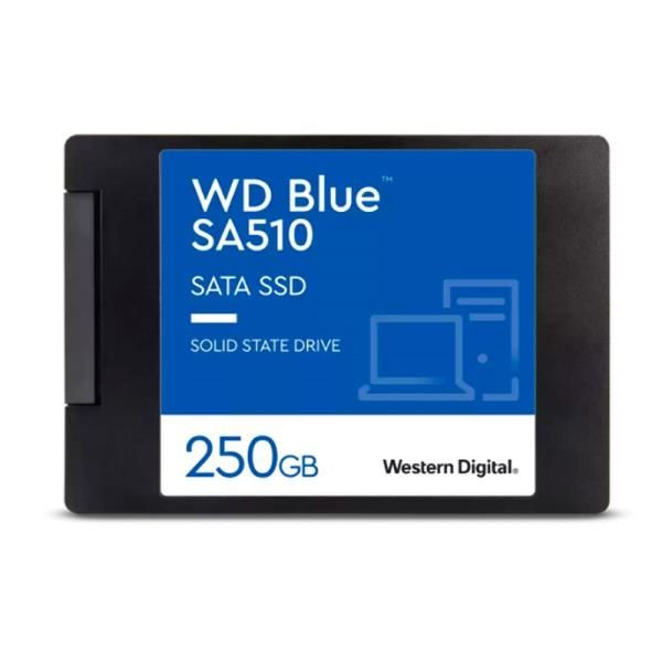 Unidad en estado solido Western Digital Blue SA510, 250GB, SATA 6Gbs 2.5