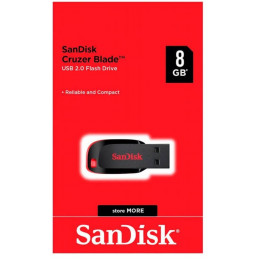 Memoria Flash USB SanDisk Cruzer Blade, 8GB, USB2.0