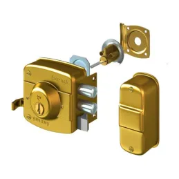 Cerradura Forte Andina 230 Dorado 2Golpes 2Pivotes 3Llaves 7Pines Forte-Cerradura Forte Andina 230 Dorado 2Golpes 2Pivotes 3Llav