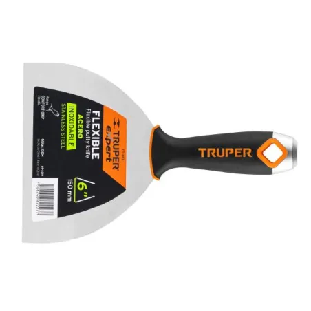  Espatula Flexible 6" Mango Ergonomico, en acero inoxidable, para usarse en alimentos, ET-6FX 15854 Truper 11.694915 Espatula Fl