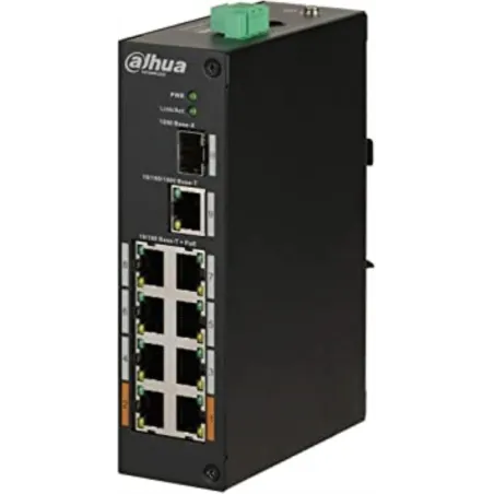  Switch PoE 8 Puertos 10/100/1000 96W 1SFP PoE Watchdog Dahua PFS3110-8ET-96 349.152542 Switch PoE 8 Puertos 10/100/1000 96W 1SF