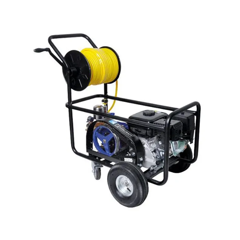 Fumigador a Motor 6.5HP 196cc Parihuela Manguera50m Gasolina  4Tiempos Toolcraft TC5344