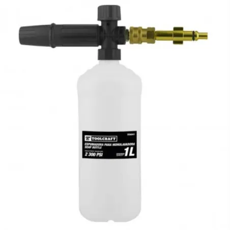  Espumadora para Hidrolavadora 1L 1/4" BoquillaAjustable Toolcraft TC6041 76.271186 Espumadora para Hidrolavadora 1L 1/4" Boquil