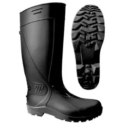 Botas de Caucho Talla 40 Jardinera Negra de Hule N26 Toolcraft TC5164 ToolCraft-Botas de Caucho Talla 40 Jardinera Negra de Hule