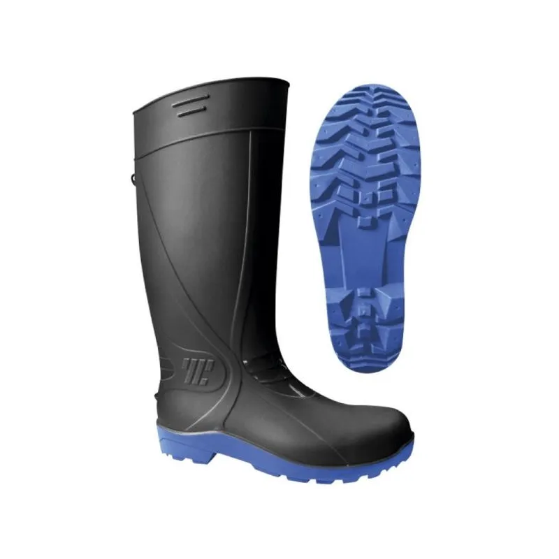 Botas de Caucho Talla 41 Industrial Negra de Hule N27 Toolcraft TC5158 ToolCraft-Botas de Caucho Talla 41 Industrial Negra de Hu