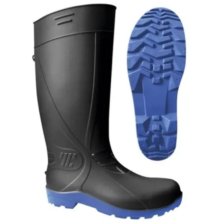 Botas de Caucho Talla 41 Industrial Negra de Hule N27 Toolcraft TC5158 ToolCraft-Botas de Caucho Talla 41 Industrial Negra de Hu
