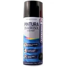 Pintura Spray Negro Brillante 400ml SecadoRapido Toolcraft TC1641