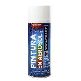 Pintura Spray Blanco Brillante 400ml SecadoRapido Toolcraft TC1642