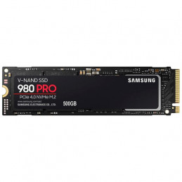 Unidad en estado solido Samsung 980 PRO 500GB SSD M.2 2280, PCIe Gen 4.0 NVMe 1.3c