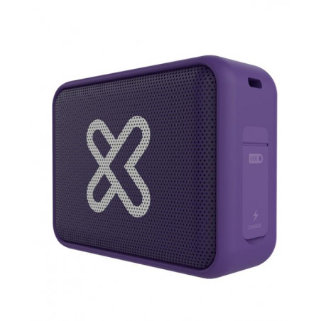Parlante portatil Nitro 6W 20H TWS IPX7 Coral Purple Klip Xtreme KBS-025PR