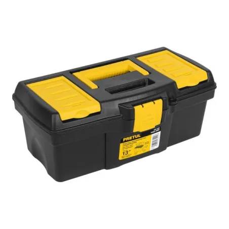 Caja para Herramientas Plastica Largo 13", Ancho 6 5/8", Alto 5", Peso 0.4kg, CHP-13CP 20602 Pretul