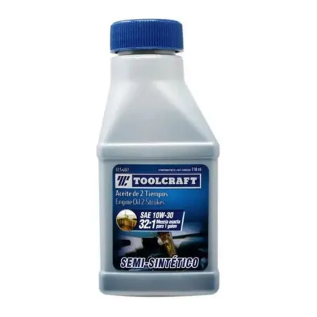  Aceite para Motor SAE 10W-30 118ml SemiSintetico 2Tiempos Toolcraft TC5407 4.322034 Aceite para Motor SAE 10W-30 118ml SemiSint
