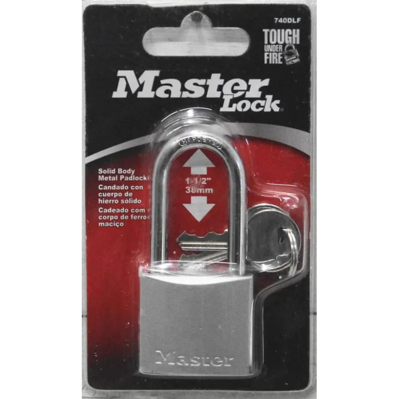 Candado 38mm 740ESPDLF Zamac Arco Largo MasterLock ML245