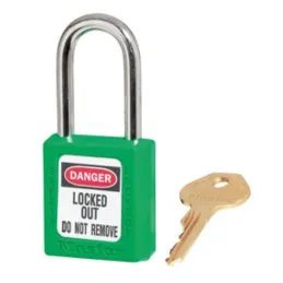 Candado 38mm 410GRN Thermoplastic Safety Padlock Verde MasterLock ML321