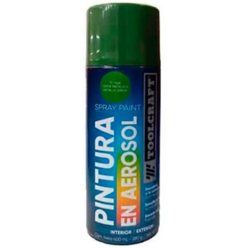 Pintura en Spray Verde Metalico 400ml Toolcraft TC1664