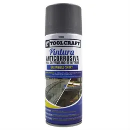 Pintura en Spray Anticorrosiva para Galvanizado de Metales 400ml Toolcraft TC5838