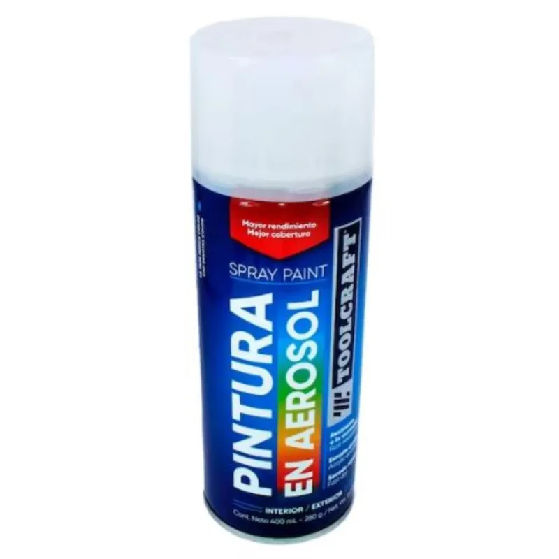 Pintura en Spray Acrilico Claro 400ml Toolcraft TC1657