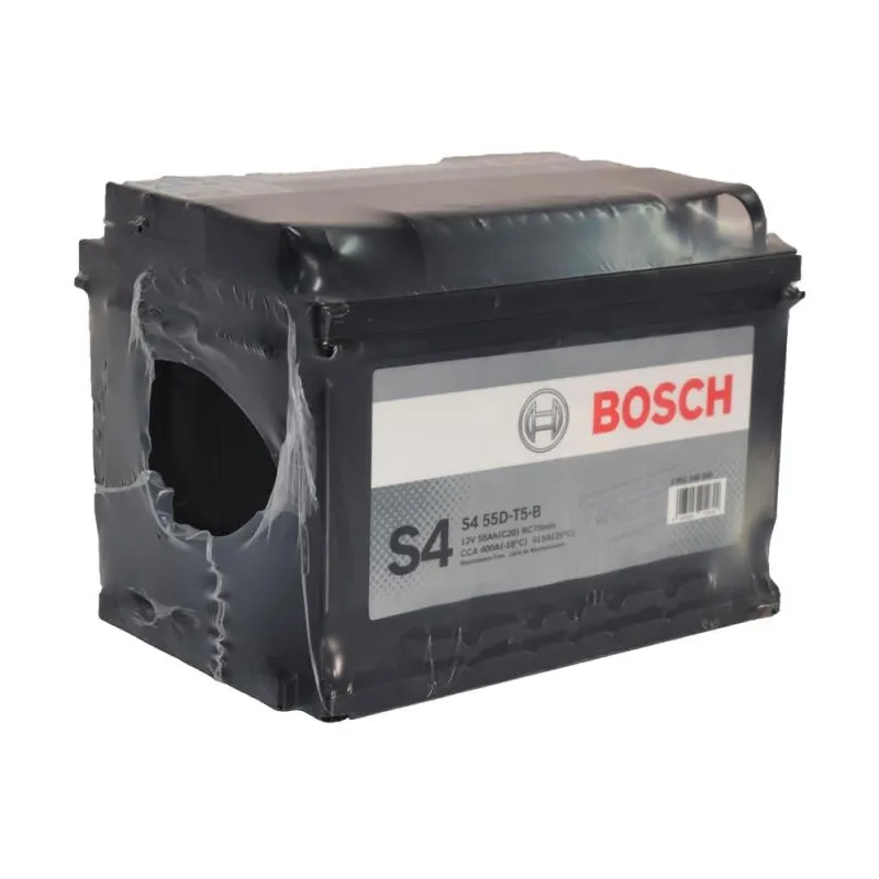 Bateria Automoviles Bosch 11Placas S455D 55AH - + RC75m CCA400 24.2x17.5x17.5cm