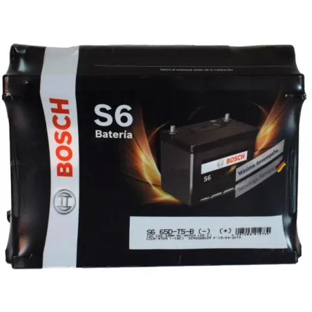  Bateria Automoviles Bosch 13Placas S6 65D 65AH - + RC90m CCA470 24.2x17.5x17.5cm 396.610169 Bateria Automoviles Bosch 13Placas 