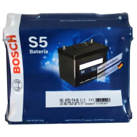  Bateria Automoviles Bosch 11Placas S547D 47AH - + RC62m CCA350 20.9x17.4x17.5cm 311.864407 Bateria Automoviles Bosch S547D 11Pl