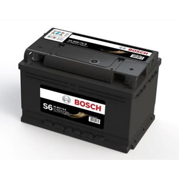 Bateria Automoviles Bosch 15Placas S680D 80AH - + RC120m CCA570 28.6x17.4x17.4cm