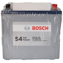 Bateria Automoviles Bosch 11Placas N40FE S4 (55B24L) 43AH - + RC80m CCA370 23.8x13.3x22.8cm