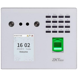 Control de asistencia y acceso con reconocimiento facial, huella y tarjeta ZKTeco MB560-VL/ID