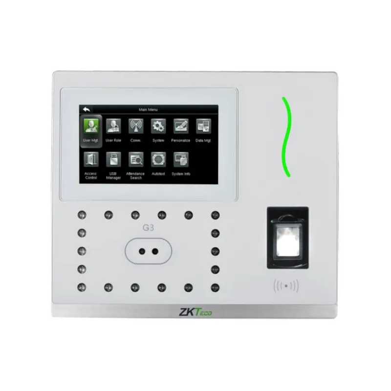 Teminal Multi-Biometrica para Gestión de Asistencia y Control de Acceso ZKTeco G3-ID