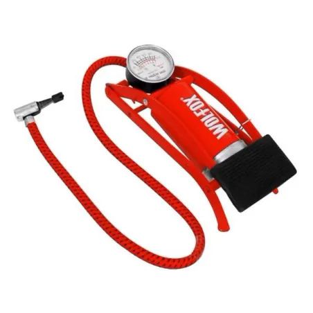  Inflador Portatil de pie con Manometro Auto Bicicleta Wolfox WF1001 13.813559 Inflador Portatil de pie con Manometro Auto Bicic