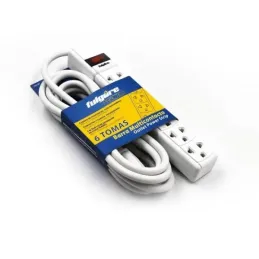 Supresor De Picos Regleta de 6 Tomas 3m Fulgore FP0199 Fulgore-Supresor De Picos Regleta de 6 Tomas 3m Fulgore FP0199 Supresor D