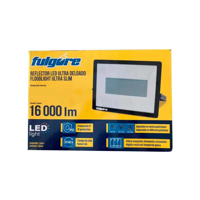 Reflector Led 150W UltraDelgado LuzDia para Exterior Fulgore FU1741