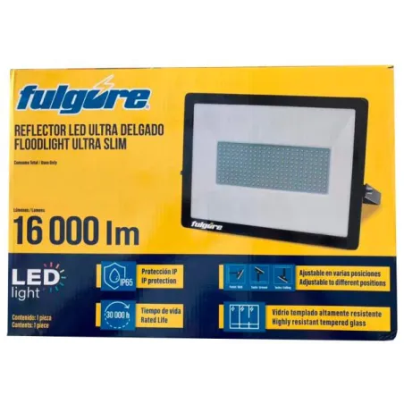  Reflector Led 150W UltraDelgado LuzDia para Exterior Fulgore FU1741 53.389831 Reflector Led 150W UltraDelgado LuzDia para Exter