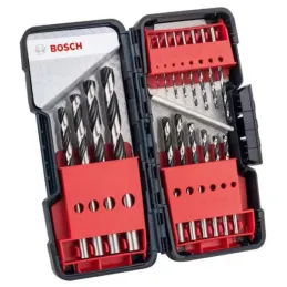 Broca Metal HSS Set 18 Piezas PointTeQ, Bosch 2608577350 Bosch-Broca Metal HSS Bosch PointTeQ Set 18 Piezas Acero Rapido 2608577