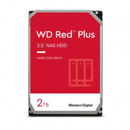 Disco duro Western Digital Red Plus WD20EFZX, 2TB, SATA, 5400rpm, 3.5", Cache 128MB