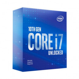 Procesador Intel Core i7-10700KF, 3.80 GHz, 16 MB Caché L3, LGA1200, 125W, 14nm