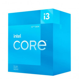 Procesador Intel Core i3-12100F, 3.30/4.30GHz, 12MB SmartCaché, LGA1700, Intel 7(10nm)