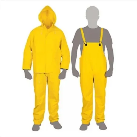 Conjunto Impermeable 2Peizas PVC TExtraGrande 0.32mm Toolcraft TC2763 ToolCraft-Conjunto Impermeable 2Peizas PVC TExtraGrande 0.