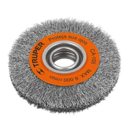  Cardas Circulares 6" Ondulado Truper 11523 22.881356 Cardas Circulares 6" Ondulado Truper 11523 Alambres ondulados de acero al 