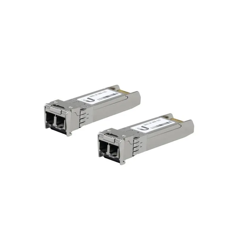 UFiber Modulo SFP+ 10G LC Transceptor MiniGibic MultiModo 10Gbps 300m 2Piezas