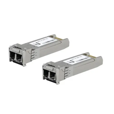 UFiber Modulo SFP+ 10G LC Transceptor MiniGibic MultiModo 10Gbps 300m 2Piezas