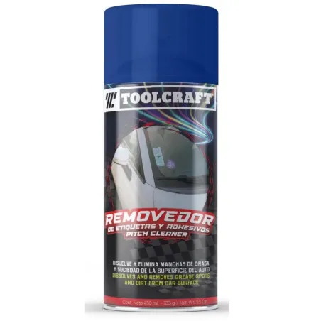  Removedor de Etiquetas Adhesivos 450ml Disuelve ManchasGrasa Toolcraft TC5818 8.220339 Removedor de Etiquetas Adhesivos 450ml D