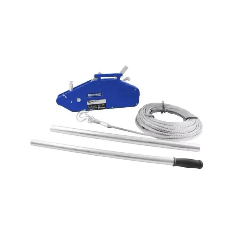 Tirfor de cable 3.2T cabrestrante CableAcero20m Toolcraft TC4408