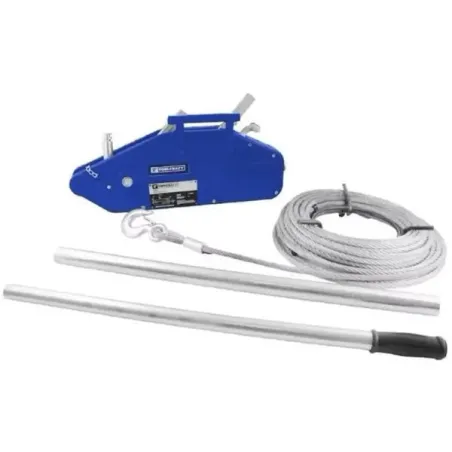 Tirfor de cable 3.2T cabrestrante CableAcero20m Toolcraft TC4408 1395.762712 Tirfor de cable 3.2T cabrestrante CableAcero20m To