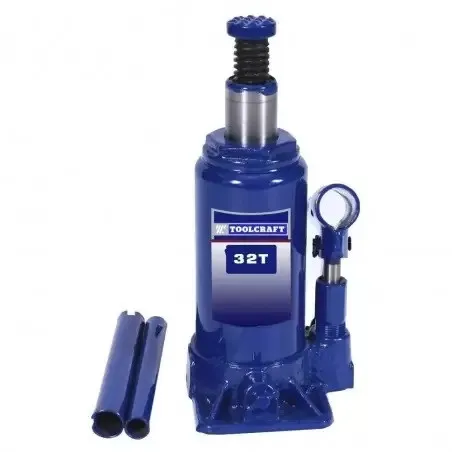  Gata botella 32 Toneladas Toolcraft TC5366 200.847458 Gata botella 32 Toneladas Toolcraft TC5366 Sistema hidráulico. Fácil de l