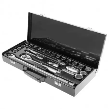  Juego de dados 1/2" 26pzs Mixto Toolcraft TC0261 201.694915 Juego de dados 1/2" 26pzs Mixto Toolcraft TC0261 Fabricado en acero