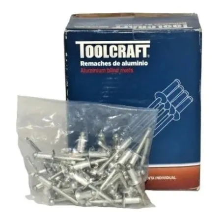  Remaches 1/4 x1/4" Caja250u AS84 Toolcraft TC0781 13.474576 Remaches 1/4 x1/4" Caja250u AS84 Toolcraft TC0781  TC0781 1 ToolCra