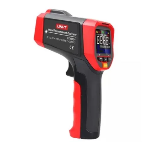  Termometro Infrarojo 1100 ℃ Pirometro Industrial SinContacto UNI-T UT-302C+ 325.423729 Termometro Infrarojo 1100 ℃ Pirometro In