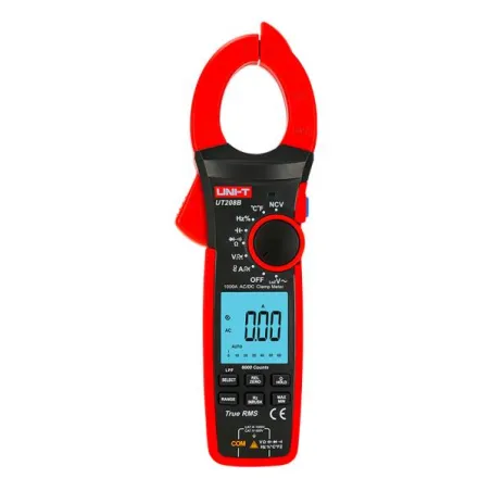  Pinza Amperimetrica Digital 1000A True RMS DC/AC UNI-T UT-208B 416.101695 Pinza Amperimetrica Digital 1000A True RMS DC/AC UNI-