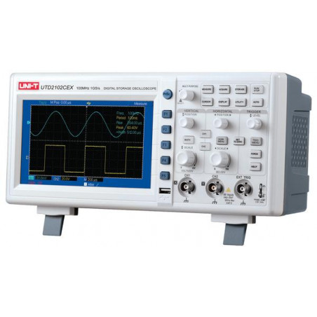 Osciloscopio Digital 100Mhz 2 CANALES Laboratorio y reparación electrónica UNI-T UTD-2102CEX+